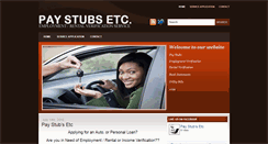 Desktop Screenshot of paystubsetc.com