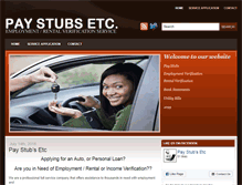 Tablet Screenshot of paystubsetc.com
